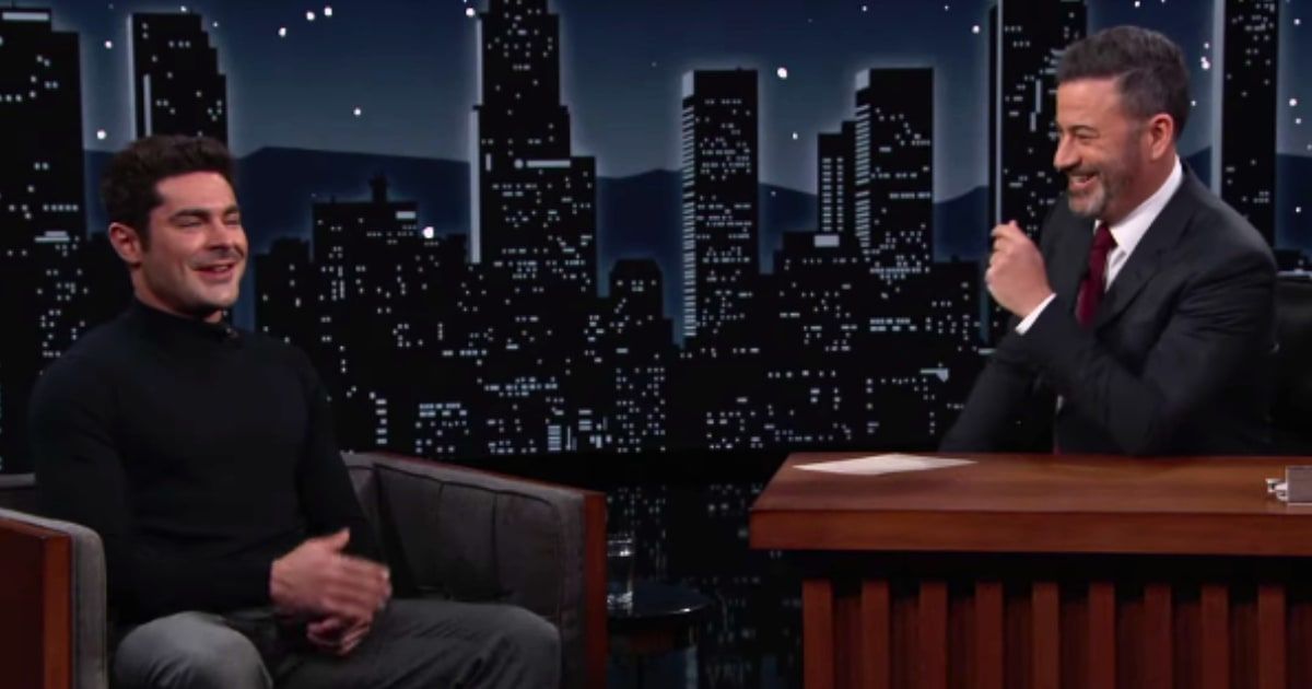 Zac Efron talks about his experience working in the film 'The Iron Claw' on 'Jimmy Kimmel Live' (@JimmyKimmelLive/YouTube)