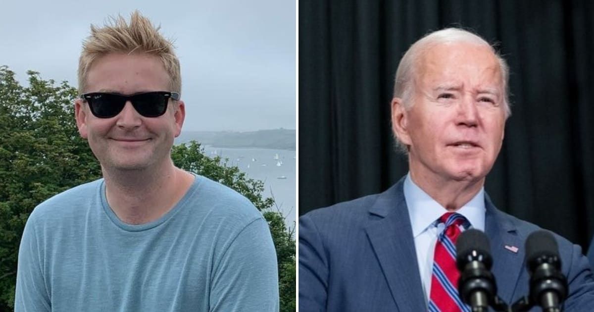 Fox News' White House correspondent Peter Doocy’s ‘O-Biden’ botch-up at a White House press briefing made everyone crack up (@pdoocy/Instagram, @joebiden/Instagram)