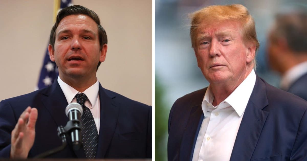 Ron DeSantis recently predicted how Donald Trump might react to the upcoming caucuses if he faces loss (Getty Images, @euanapolli/Instagram)