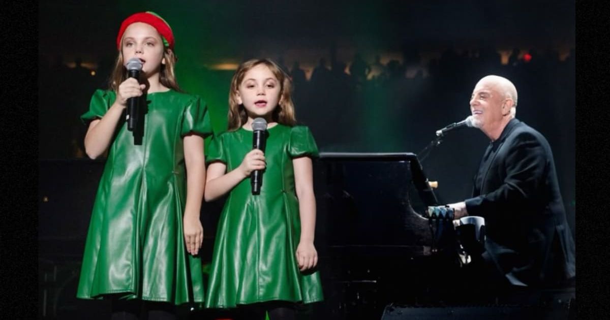 Billy Joel shares daughters Della Rose, eight, and Remy Anne, six, with wife Alexis Roderick (@billyjoel/Instagram)