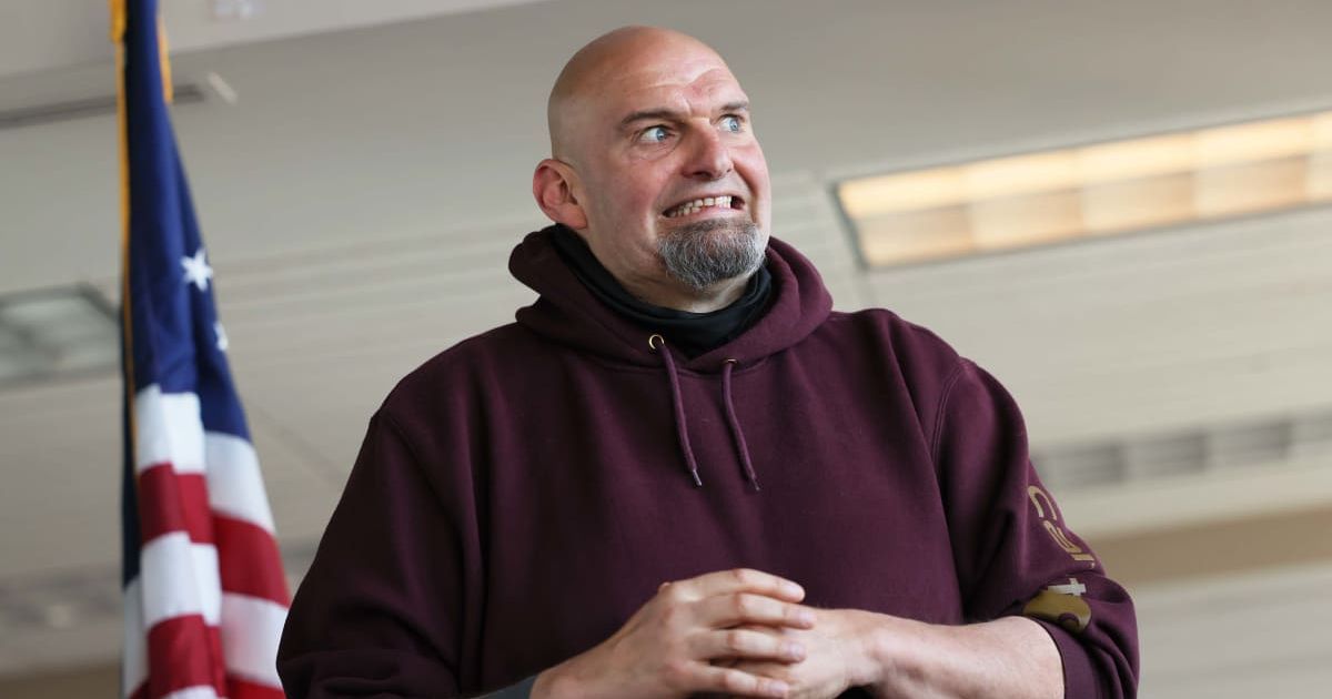 Senator John Fetterman denied being a 'progressive' after facing left-wing backlash (Getty Images)