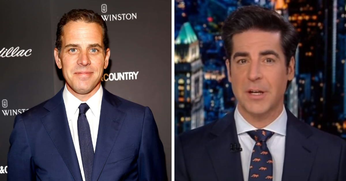 Internet accuses Fox News' Jesse Watters of being 'jealous' as he reports on Hunter Biden's 'finger paintings'