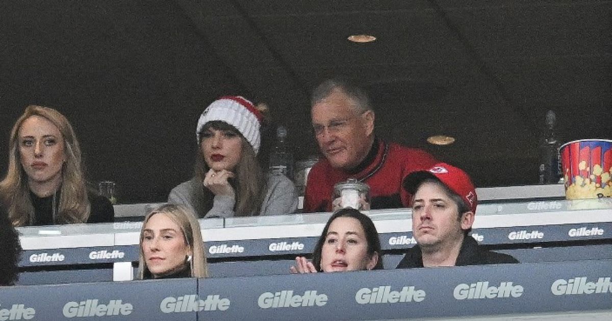 Taylor Swift took her dad Scott Swift to a Chiefs game recently (Kathryn Riley/Getty Images)