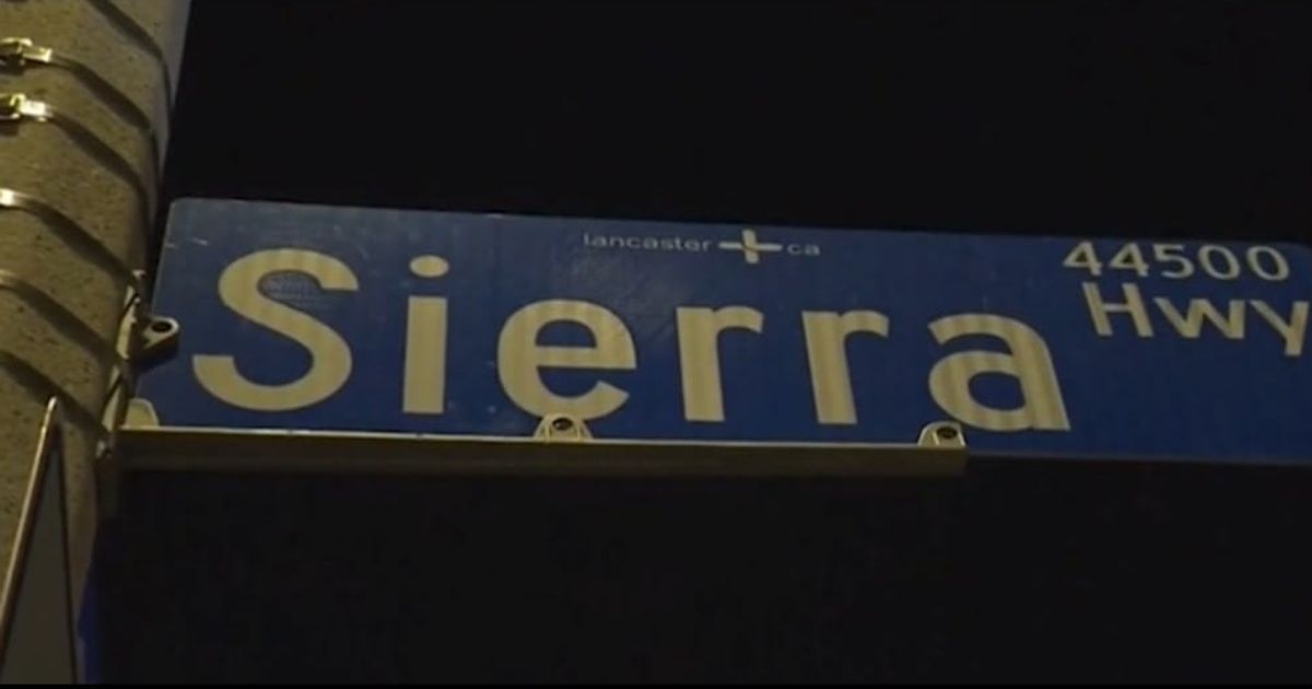 A minor child died in a road rage incident at Lancaster (Screengrab/KTLA)