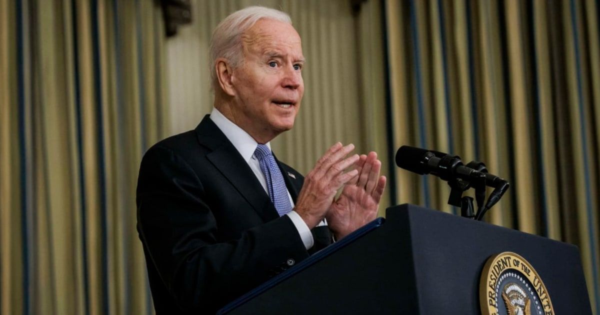 Video footage shows President Biden visibly startled  as the loud collision occurs just steps behind him (Getty Images)