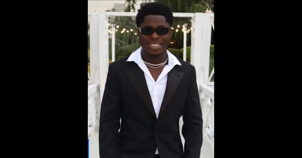 Denzel Bimpey was stabbed to death in Midtown Manhattan on December 15 (Screengrab/CBS)