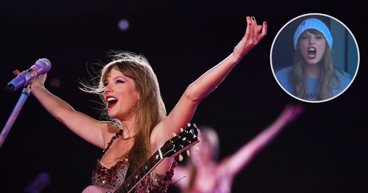 Taylor Swift news diary: Pop star's reaction to Travis Kelce getting pushed during Chiefs vs Patriots game goes viral