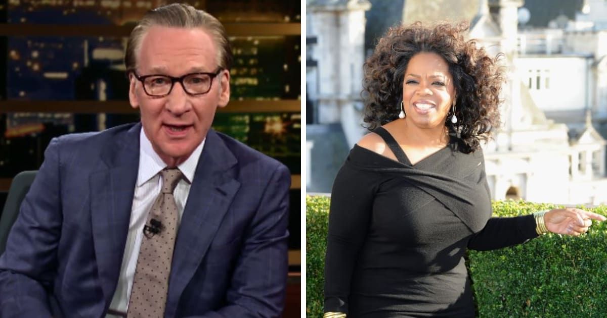 Bill Maher recently broached the topic of Oprah Winfrey's usage of weight loss medication (Real Time with Bill Maher/Youtube, Getty Images)
