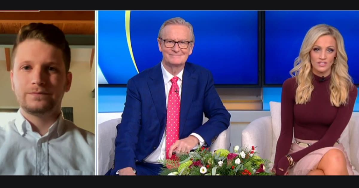 Harvard graduate student Shabbos Kestenbaum appeared on the latest episode of 'Fox & Friends' (Screengrab/FoxNews)