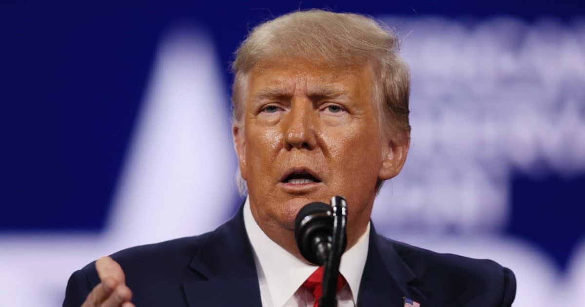 Donald Trump claimed the country had the best jobs number in history while he was president, during a campaign rally in Reno, Nevada (Getty Images)