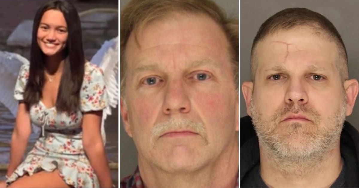 Andrew Voigt and William R Soliday are facing numerous felony charges in connection with the September collision (Allegheny County Jail and YouTube/WTAE-TV Pittsburgh)