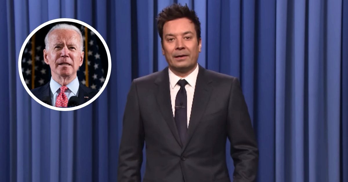 In 'The Tonight Show Starring Jimmy Fallon', the host joked about President Joe Biden's low poll numbers (Getty Images/(@fallontonight/YouTube)