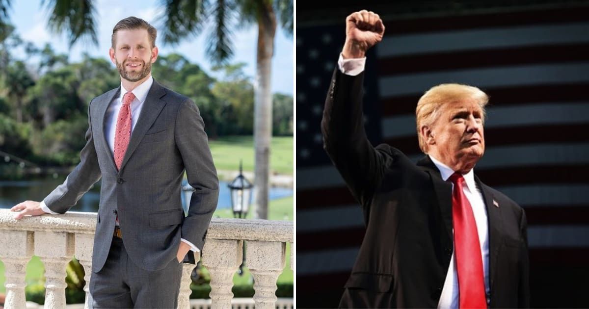 Eric Trump predicts Colorado Supreme Court's decision against his father Donald Trump will boost his standing in polls (@erictrump, @realdonaldtrump/Instagram)