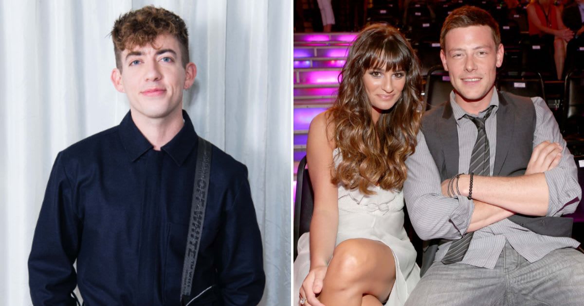 Kevin McHale (L) revealed he previously spread rumors that Cory Monteith and Lea Michele were dating (Getty Images)