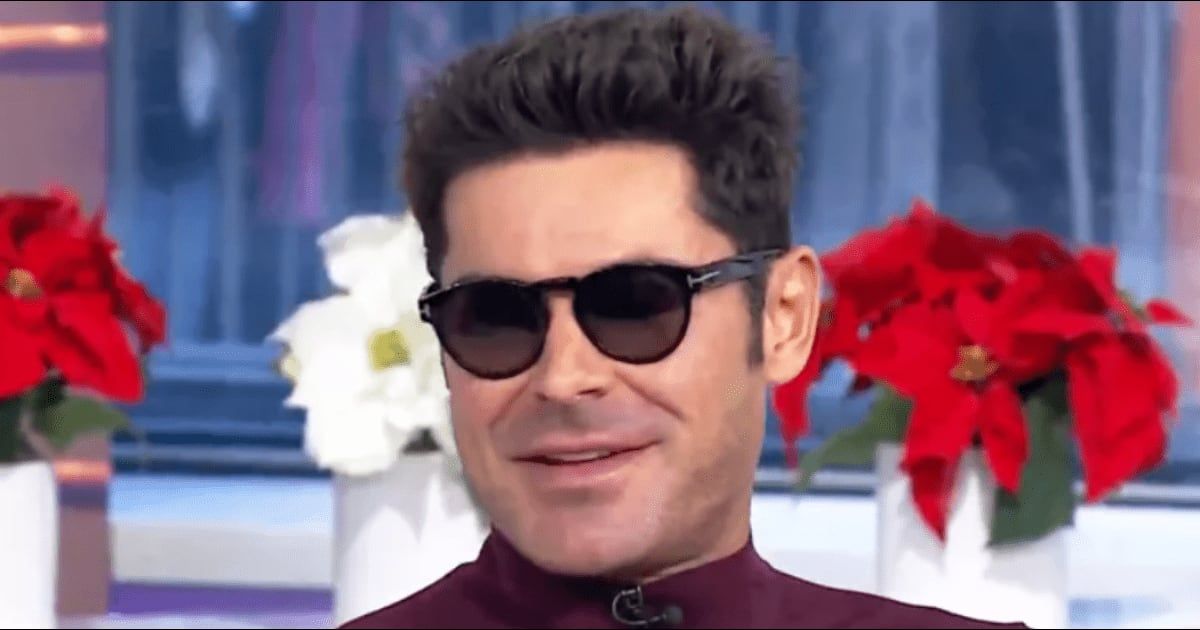 Zac Efron wore shades during his appearance on 'Today' show due to eye infection (Today/Screengrab)