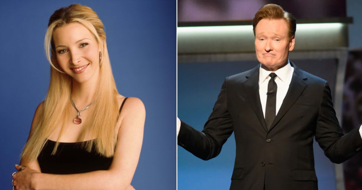 Lisa Kudrow's unconventional compliment proved crucial to Conan O'Brien's success (Getty Images)