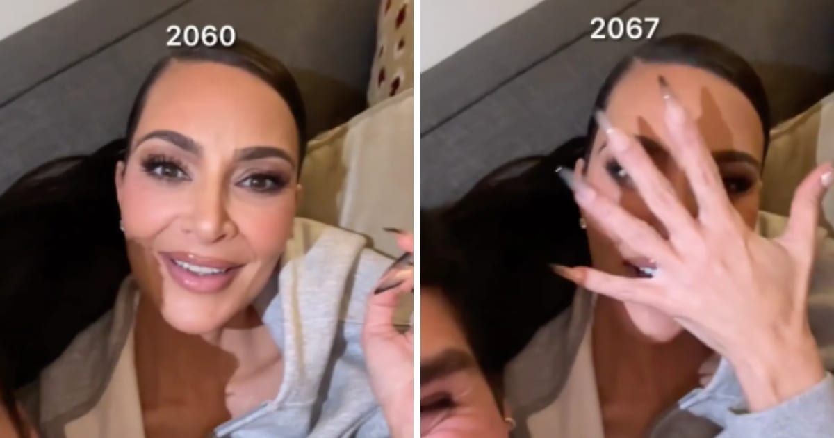 'All about the look': Internet slams Kim Kardashian for hiding her face while trying out aging filter