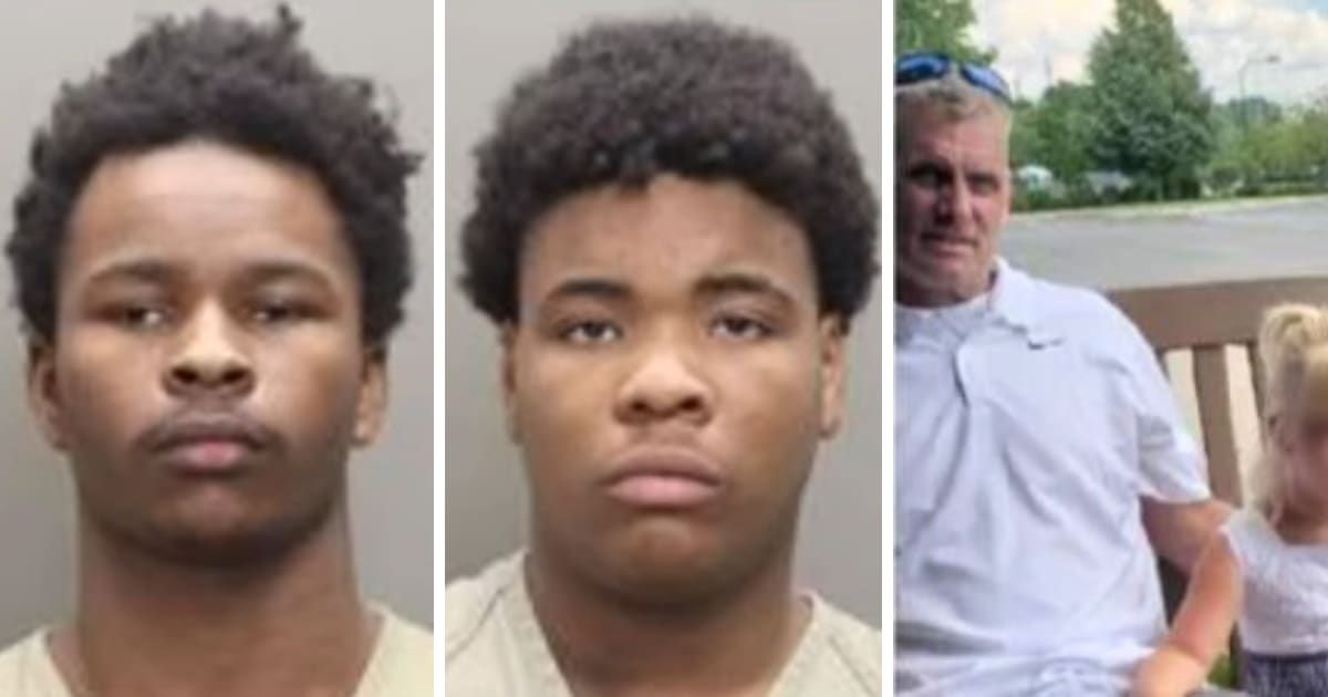 Jamarion Fredrae Evans-Bennett (L) and Dionta Davon Hughes (C) were arrested on Wednesday, December 20 (Franklin County Jail and GoFundMe)