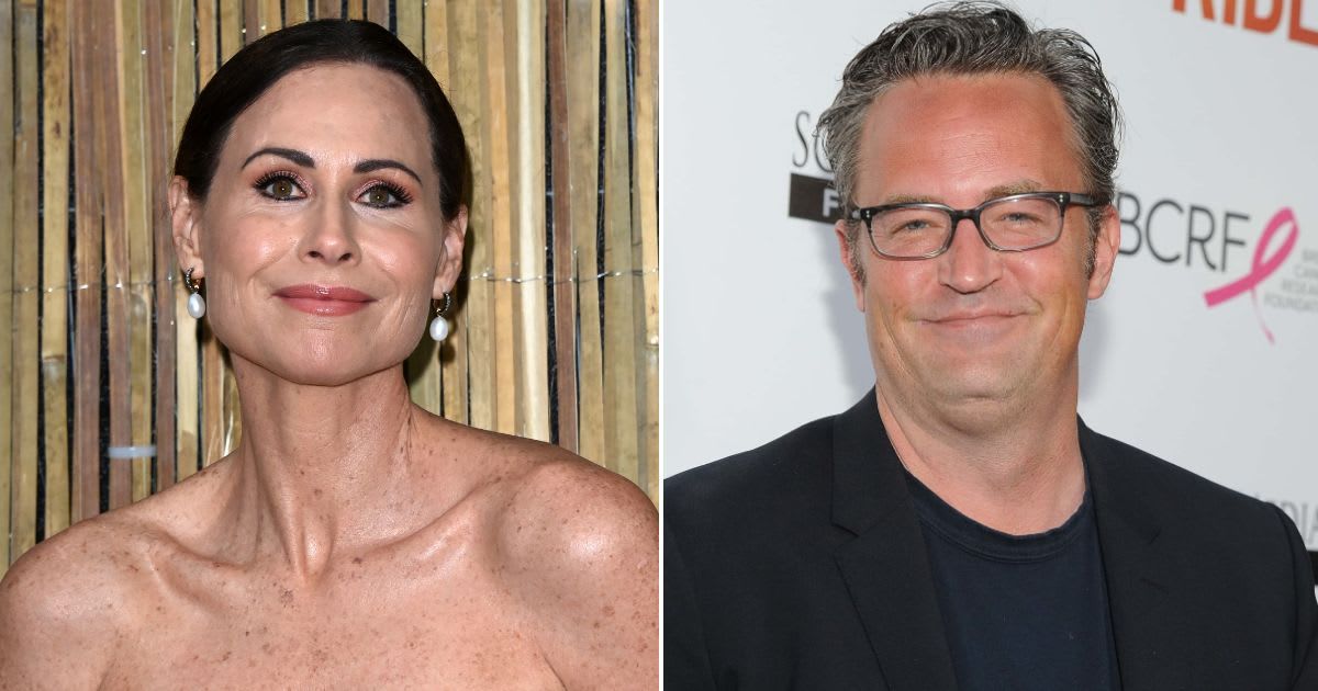 'Good Will Hunting' actress Minnie Driver recalled her friendship with Matthew Perry, explaining how he didn't bring others down with his sadness or pain (Getty Images)