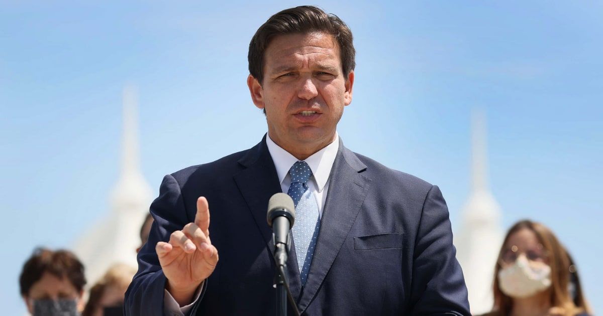 Florida Governor Ron DeSantis expressed his stance on birthright citizenship during a campaign town hall in Iowa (Joe Raedle/Getty Images)