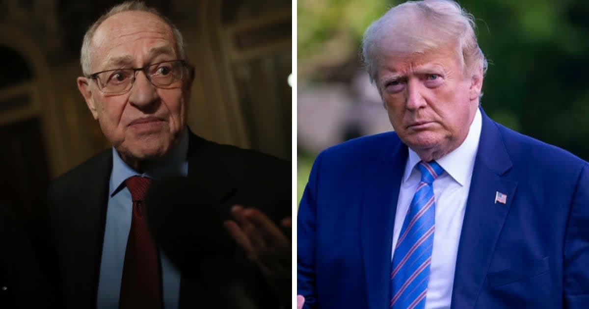 Attorney Alan Dershowitz dismissed Jan 6 Capitol events as non-insurrection defending Donald Trump (Getty Images)