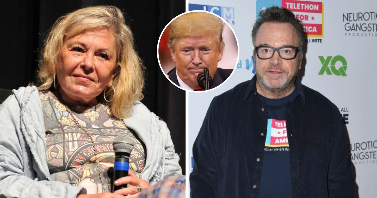Tom Arnold revealed ex-wife Roseanne Barr once ‘hated Donald Trump' and loved Hilary Clinton (Getty Images)