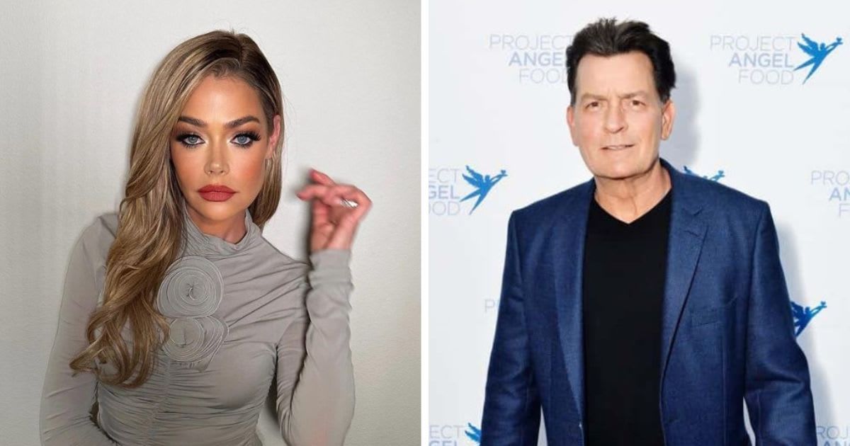 Denise Richards spoke about her relationship with ex-husband Charlie Sheen on the podcast ‘Just B with Bethenny Frankel’ (Getty Images, @deniserichards/Instagram)