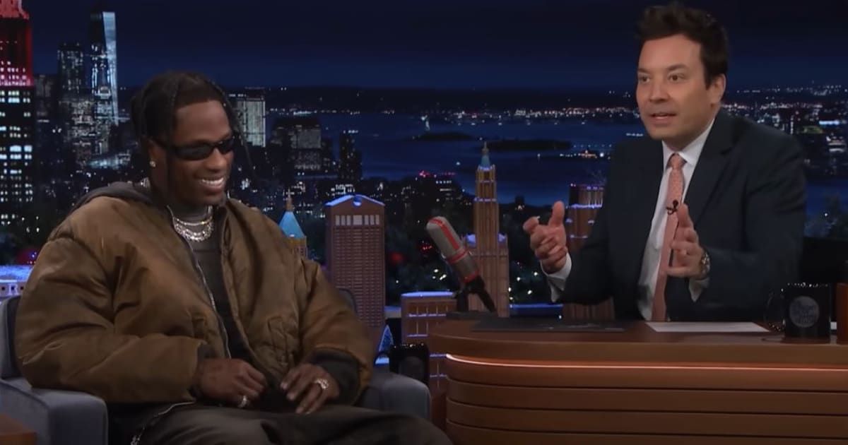 Travis Scott addressed a viral Knicks game incident on 'The Tonight Show Starring Jimmy Fallon' (The Tonight Show Starring Jimmy Fallon/Youtube)