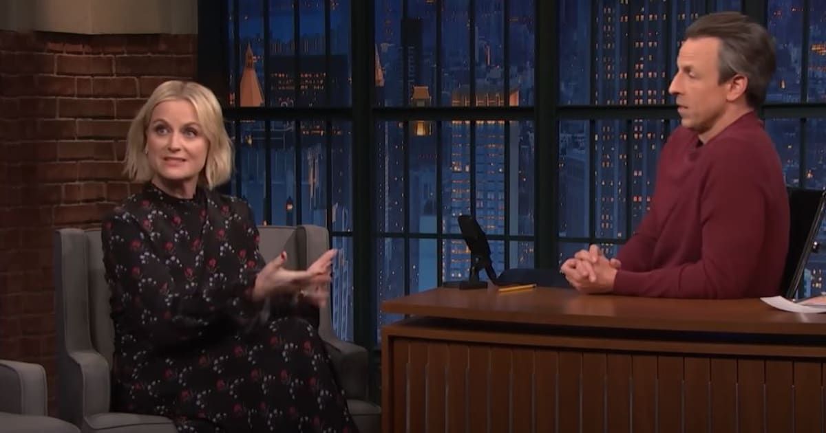 In a lively exchange with Seth Meyers, Amy Poehler unveiled her humorous New Year's resolutions (Late Night with Seth Meyers)
