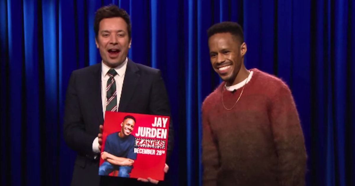 Comedian Jay Jurden talks about his husband, baby boomers and straight White men on 'The Tonight Show Starring Jimmy fallon' (@fallontonight/Youtube)