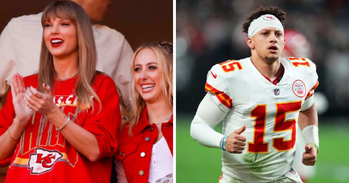 Taylor Swift was praised by Brittany Mahome's husband, Patrick Mahomes (David Eulitt/Getty Images, Getty Images)