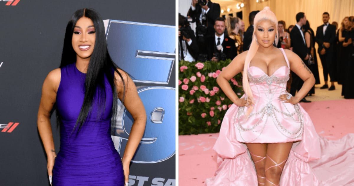 Cardi B went on an expletive-filled rant after Nicki Minaj's fans compared their styles (Getty Images) 