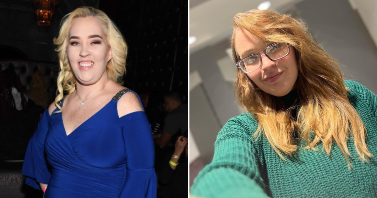 Mama June Shannon (L) is carrying her late daughter Anna 'Chickadee' Cardwell's ashes on a family vacation to Disney World (Getty Images, @annamarie35/Instagram)