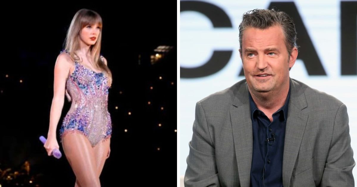 Taylor Swift's Eras Tour and Matthew Perry's tragic death ruled the headlines in 2023 (Getty Images)
