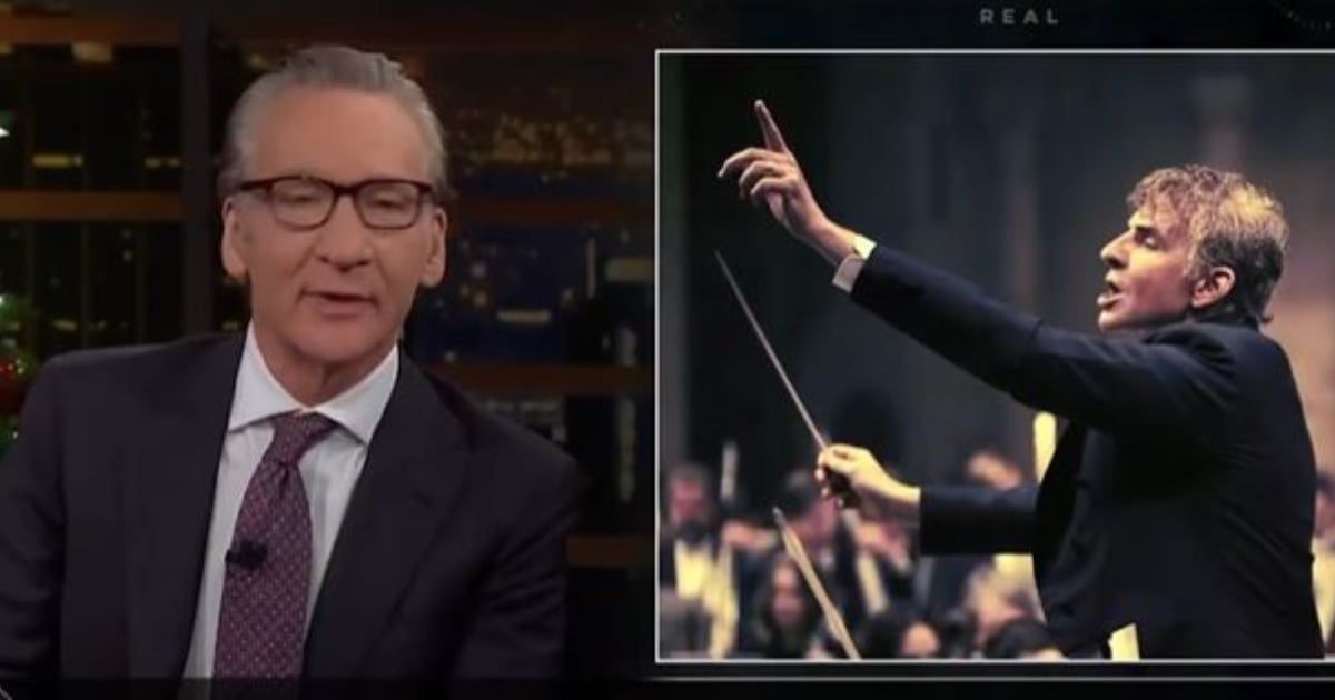 Bill Maher's jest aimed at Bradley Cooper's prosthetic nose in 'Maestro' triggered a mixed bag of reactions across social media (@RealTimers/X)