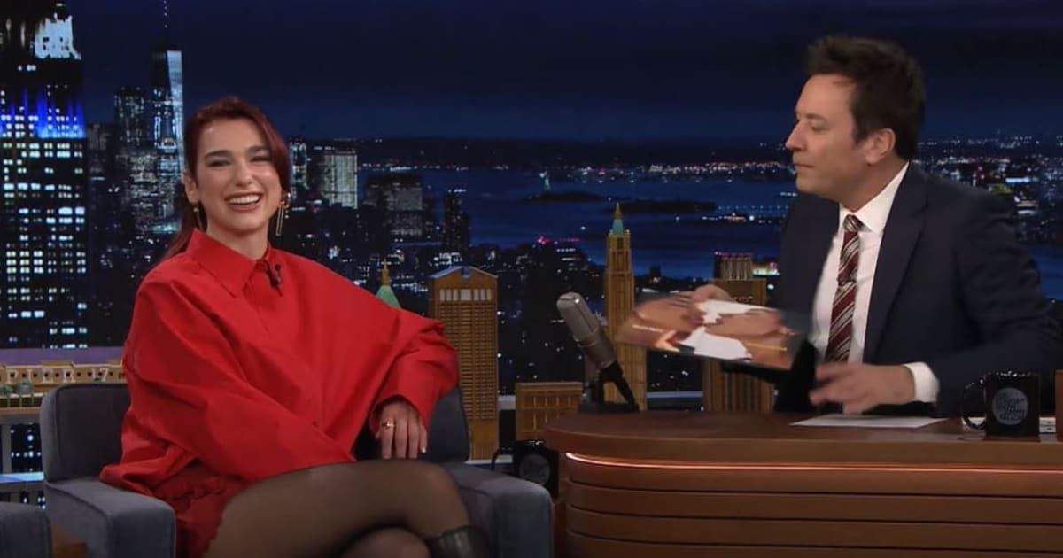 On 'The Tonight Show Starring Jimmy Fallon', Dua Lipa revealed her childhood fear of Santa (The Tonight Show Starring Jimmy Fallon/YouTube)
