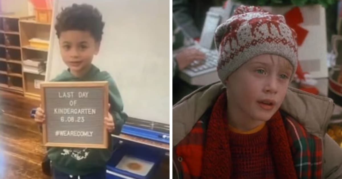(L-R) An airline mix-up left six-year-old Casper stranded and alone in the wrong city, drawing comparisons to 'Home Alone' (WINK News/YouTube, NOW PLAYING/YouTube)