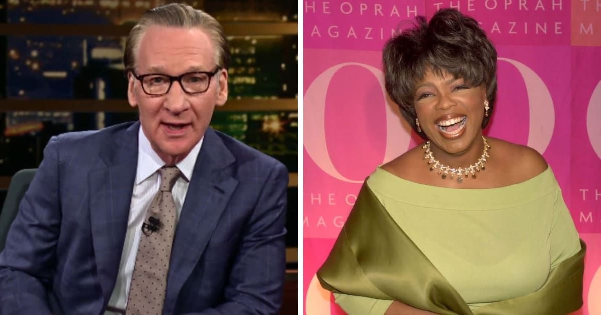In a recent segment on his show, Bill Maher slammed NBC's depiction of Oprah Winfrey's 'Favorite Things' episode (Getty Images)