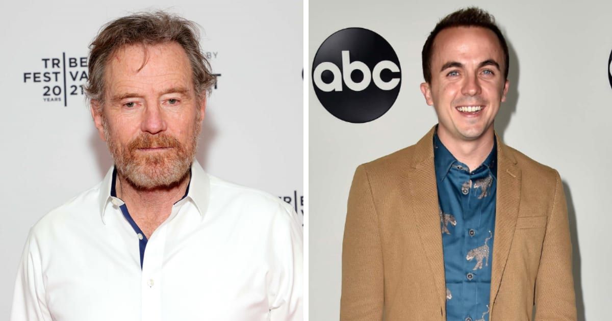 Former 'Malcolm in the Middle' co-stars Bryan Cranston and Frankie Muniz had an emotional reunion at a public event (Getty Images)