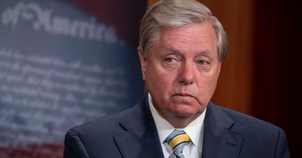 Senator Lindsey Graham said that while he had voted to certify the 2020 election, there were 'problems' (Getty Images)