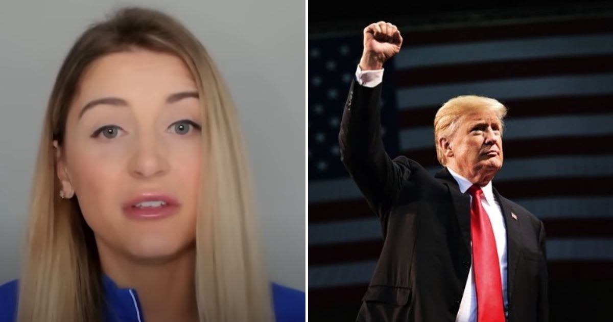Ex-Trump supporter Ally Sammarco spills the beans on the Republican Party (MeidasTouch/YouTube, @realdonaldtrump/Instagram)