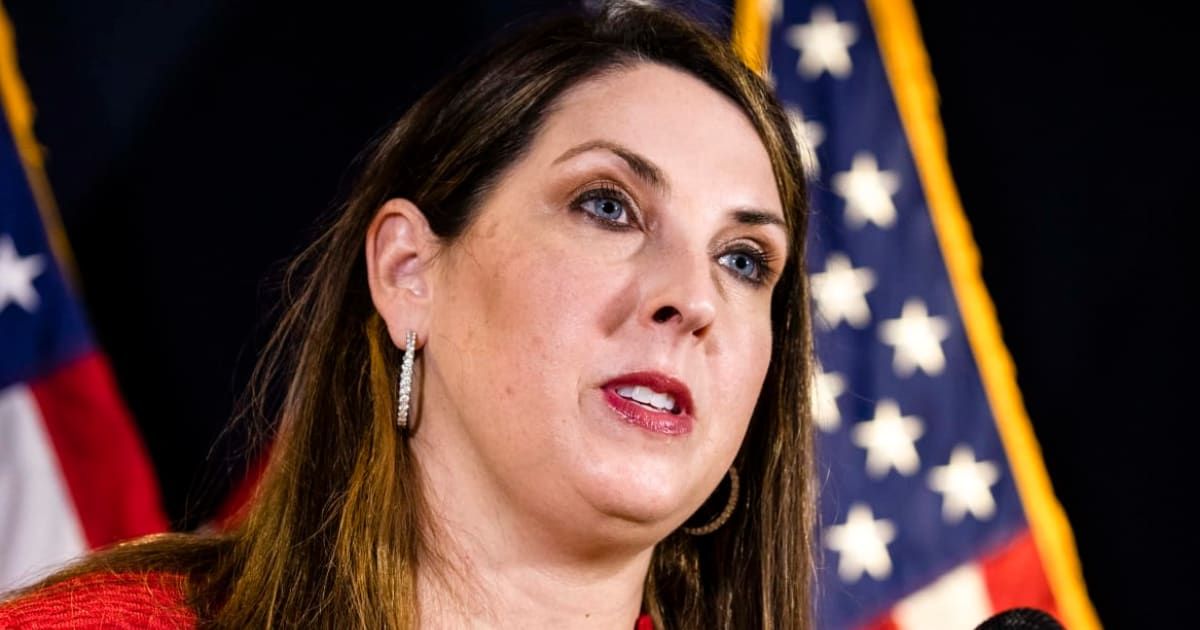 Republican supporters are demanding resignation of RNC Chairwoman Ronna McDaniel (Getty Images)