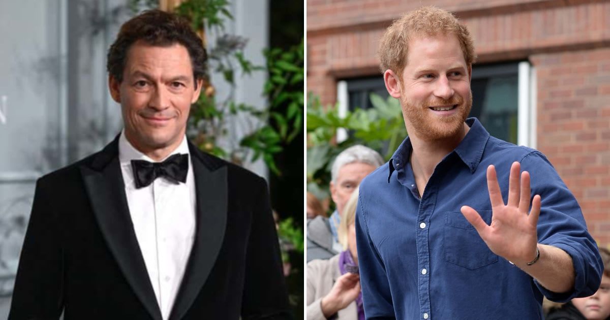 Dominic West and Prince Harry trekked to the South Pole together in aid of the charity Walking for the Wounded (Getty Images)