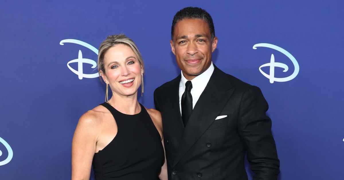 Amy Robach and TJ Holmes opened up about the ups and downs in their relationship on the December 26 episode of the 'Amy & TJ' podcast (Getty Images)