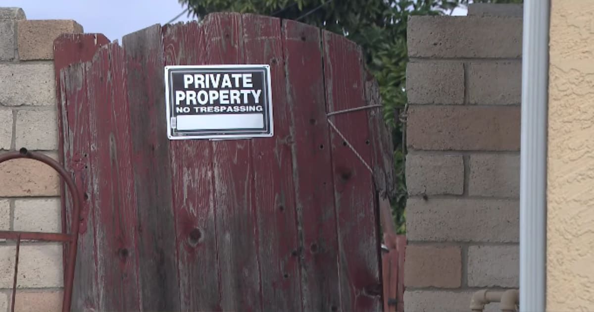 The shocking discovery was made in a property located in 4900 block of Zion Avenue in San Diego (@cbs8sandiego/Youtube)