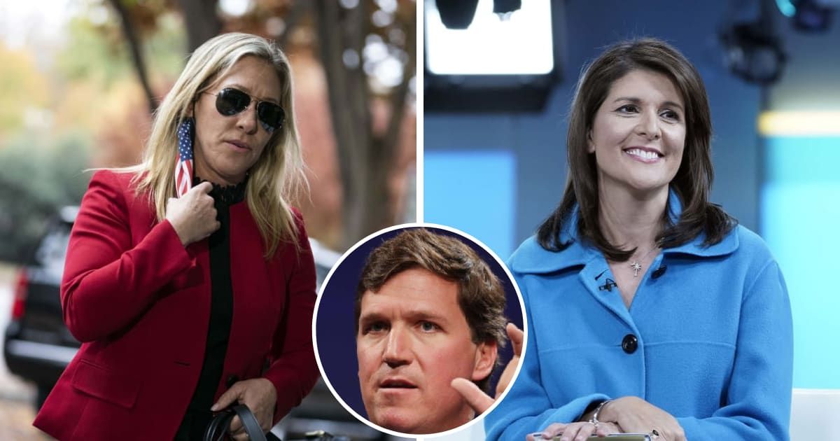 'Expel MTG!' Marjorie Taylor Greene's jibe at Nikki Haley over video of Tucker Carlson slamming GOP candidate backfires