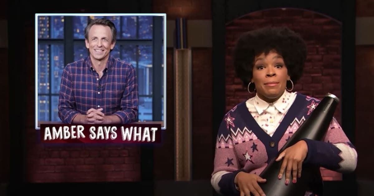 Amber Ruffin hilariously roasts Seth Meyers ahead of his 50th birthday (Late Night with Seth Meyers)