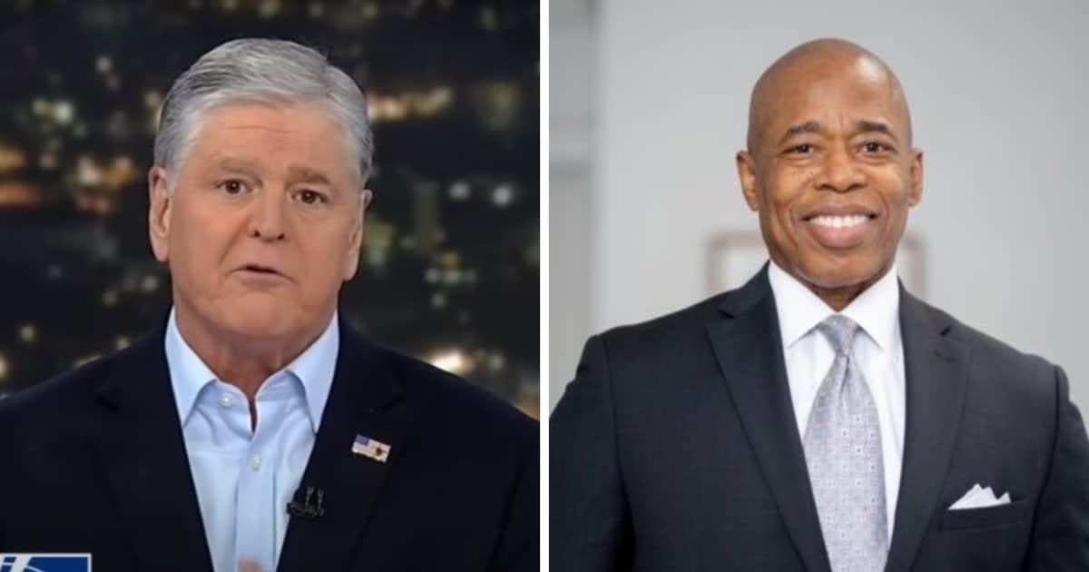 Eric Adams slammed as Fox News host Sean Hannity reports on NYC mayor’s ‘protest prep’ on New Year’s Eve ball drop 