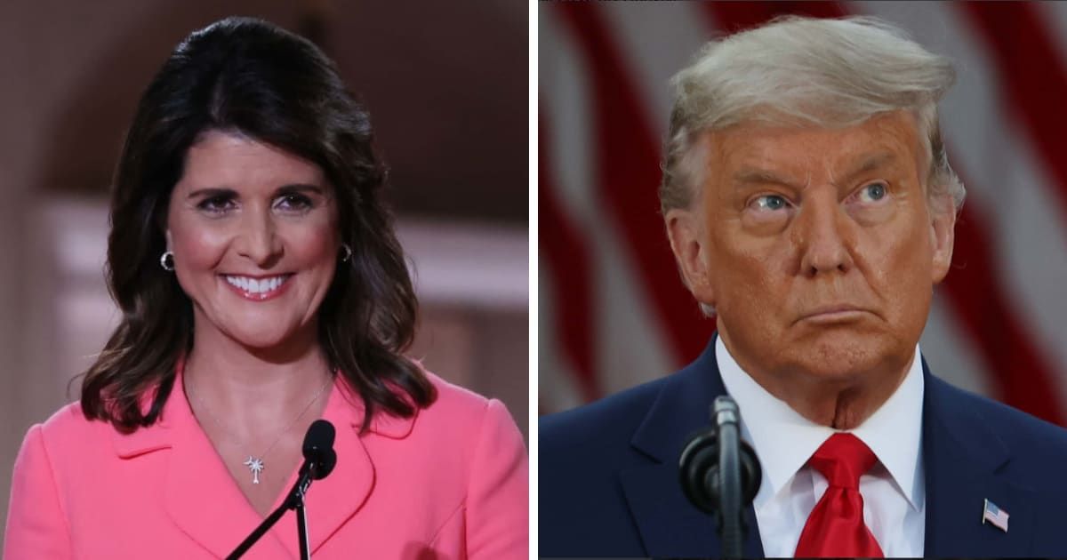 Nikki Haley's possible VP role under Donald Trump has sparked an internet debate (Getty Images)