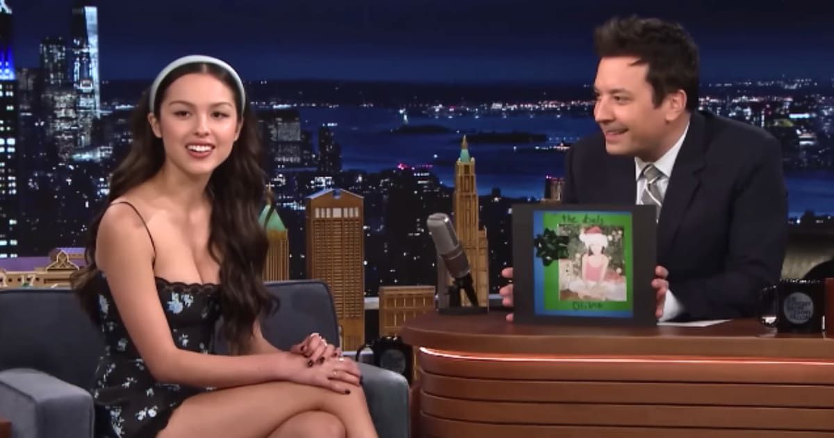Olivia Rodrigo shared how she manifested her career on 'The Tonight Show starring Jimmy Fallon' (@fallontonight/Youtube)